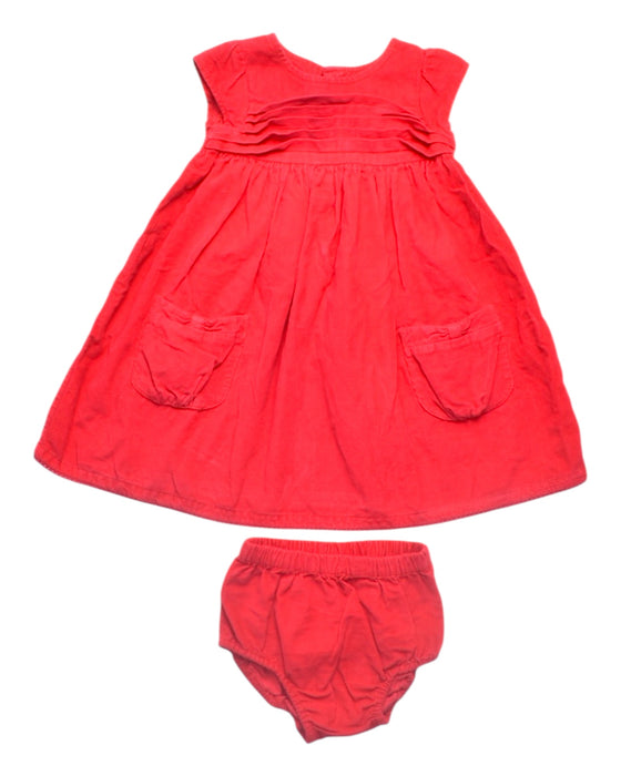 A Red Dress Sets from Jojo Maman Bébé in size 6-12M for girl. (Front View)