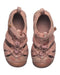 A Pink Sandals from Keen in size 6T for girl. (Back View)