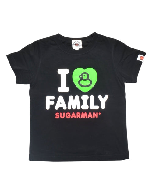A Black Short Sleeve T Shirts from Bape by A Bathing Ape in size 2T for boy. (Front View)