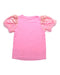 A Pink Short Sleeve Tops from Seed in size 10Y for girl. (Back View)
