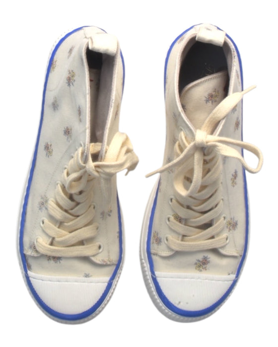 A Beige Sneakers from Bonpoint in size 12Y for girl. (Back View)