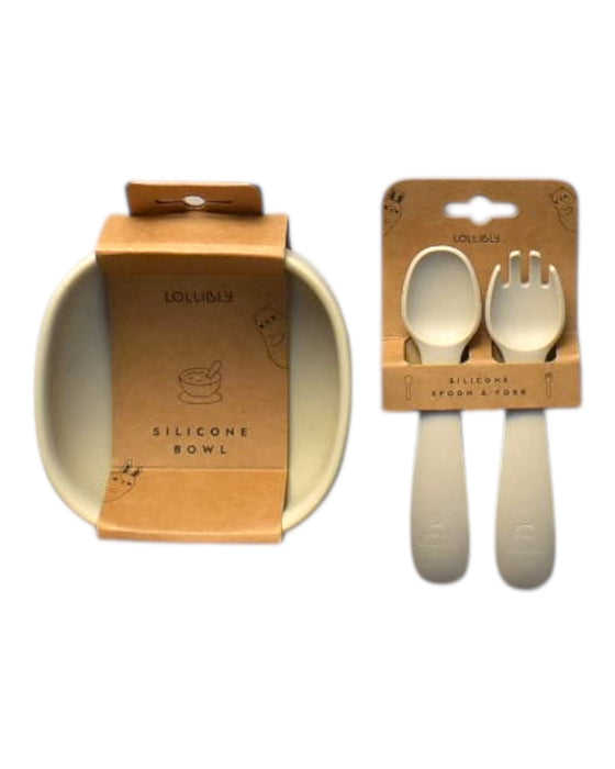 A Beige Utensils & Containers from Lollibly in size O/S for neutral. (Front View)