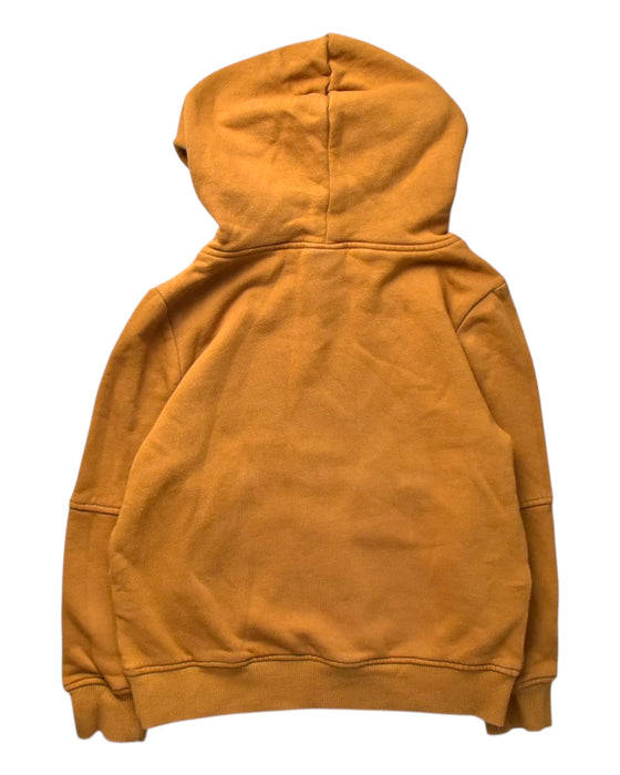 A Orange Hooded Sweatshirts from Seed in size 6T for boy. (Back View)