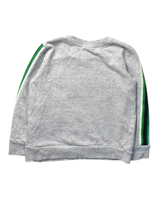 A Grey Crewneck Sweatshirts from Seed in size 6T for boy. (Back View)