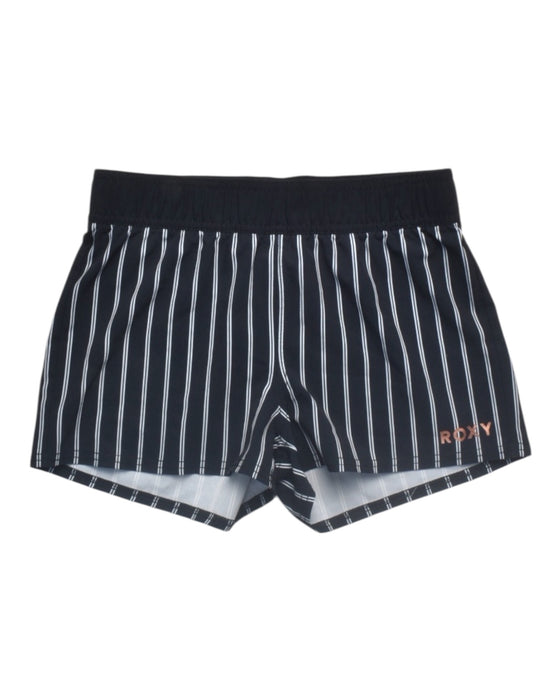 A Black Swim Shorts from Roxy in size 12Y for girl. (Front View)