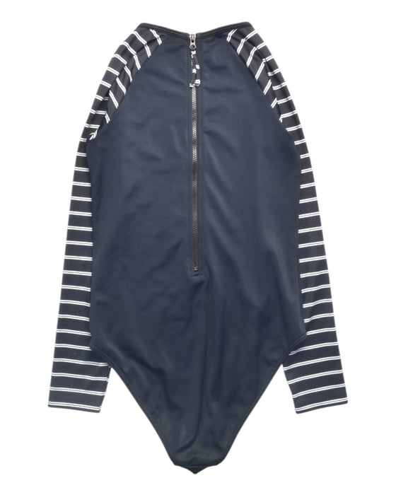 A Navy Rash Guards from Roxy in size 12Y for girl. (Back View)