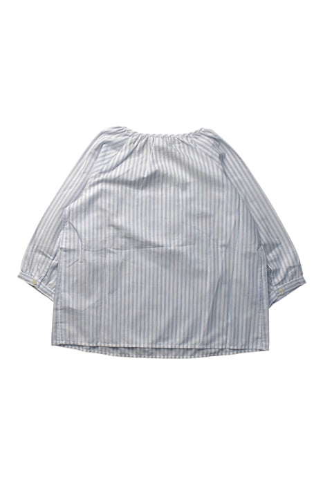 A Blue Long Sleeve Shirts from Massimo Dutti in size 7Y for girl. (Back View)