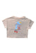 A Beige Short Sleeve T Shirts from Gingersnaps in size 3-6M for girl. (Front View)