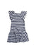 A Navy Short Sleeve Dresses from Chicco in size 8Y for girl. (Back View)