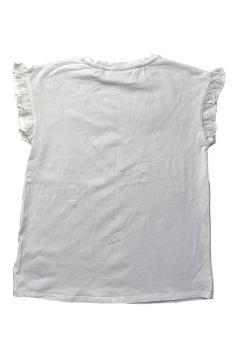 A White Short Sleeve Tops from Chicco in size 8Y for girl. (Back View)