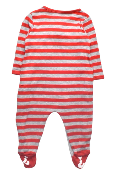 A Grey Onesies from Guess in size 0-3M for boy. (Back View)