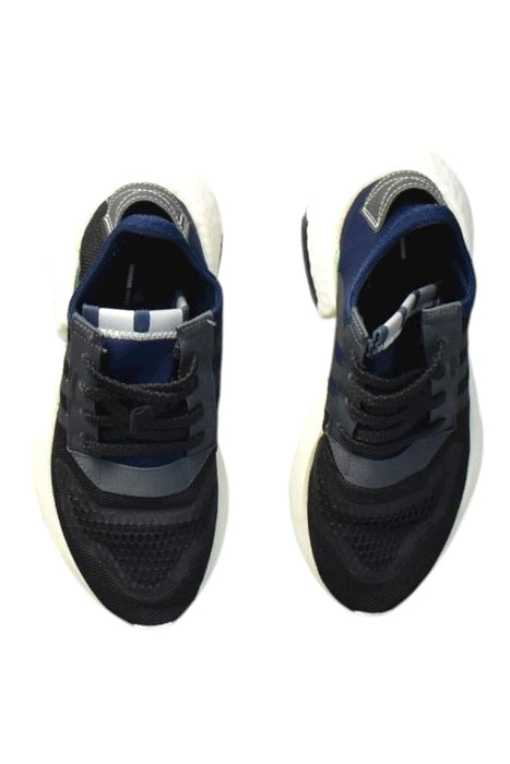 A Black Sneakers from Adidas in size 12Y for boy. (Back View)