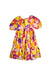 A Multicolour Short Sleeve Dresses from Il Gufo in size 12Y for girl. (Back View)