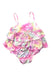 A Multicolour Sleeveless Rompers from Posh Peanut in size 3-6M for girl. (Back View)