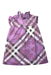 A Purple Short Sleeve Dresses from Burberry in size 6-12M for girl. (Front View)