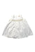 A White Sleeveless Dresses from Bonpoint in size 2T for girl. (Front View)