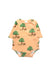 A Peach Long Sleeve Bodysuits from Sea Apple in size 3-6M for boy. (Front View)