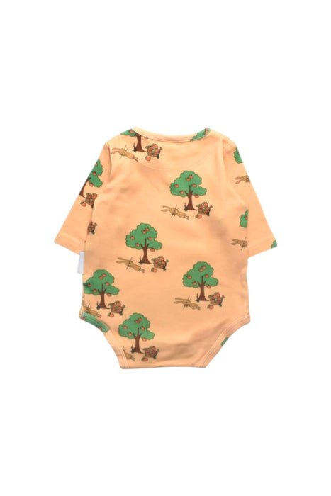 A Peach Long Sleeve Bodysuits from Sea Apple in size 3-6M for boy. (Back View)