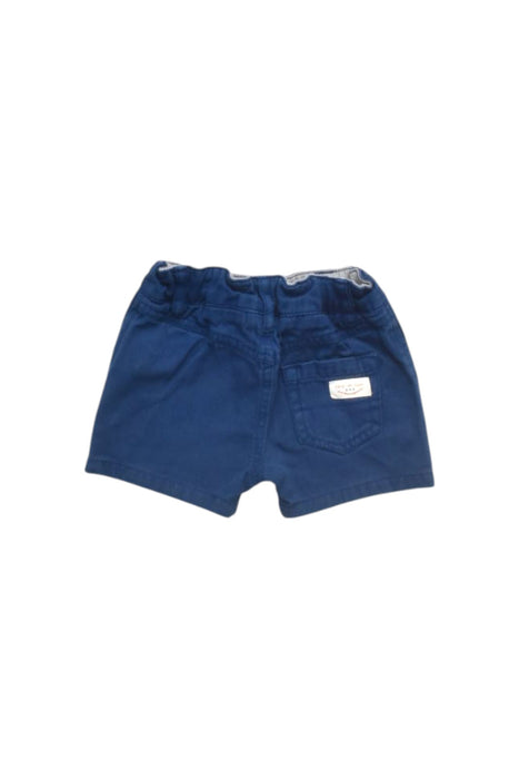 A Blue Shorts from Purebaby in size 0-3M for boy. (Back View)