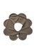 A Brown Bibs from Konny in size O/S for girl. (Front View)