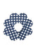 A Navy Bibs from Konny in size O/S for girl. (Front View)