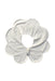 A White Bibs from Konny in size O/S for girl. (Front View)