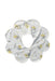 A White Bibs from Konny in size O/S for girl. (Front View)
