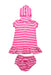 A Pink Dress Sets from Ralph Lauren in size 6-12M for girl. (Front View)