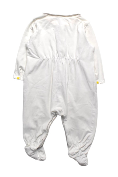 A White Long Sleeve Jumpsuits from Chateau de Sable in size 6-12M for neutral. (Back View)