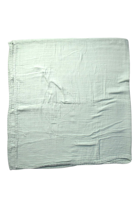 A Green Blankets from Mushie in size O/S for boy. (Back View)