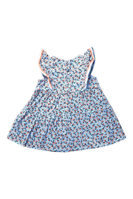 A Multicolour Sleeveless Dresses from Seed in size 12-18M for girl. (Back View)