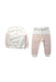 A Multicolour Pants Sets from Mori in size 18-24M for girl. (Back View)