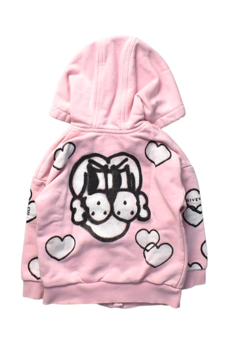 A Pink Lightweight Jackets from Givenchy in size 2T for girl. (Back View)