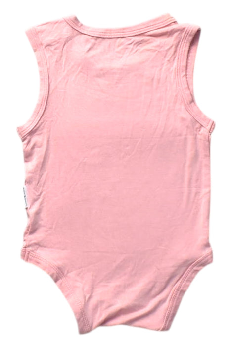 A Pink Sleeveless Bodysuits from Raph and Remy in size 3-6M for girl. (Back View)