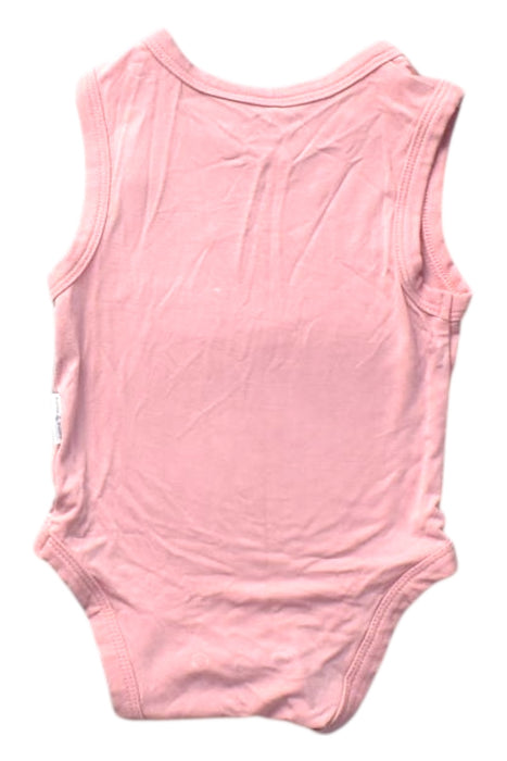 A Pink Sleeveless Bodysuits from Raph and Remy in size 0-3M for girl. (Back View)