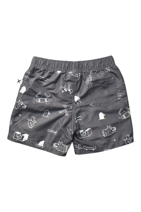 A Grey Shorts from Minti in size 7Y for boy. (Back View)