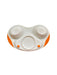 A White Utensils & Containers from Richell in size 12-18M for neutral. (Back View)