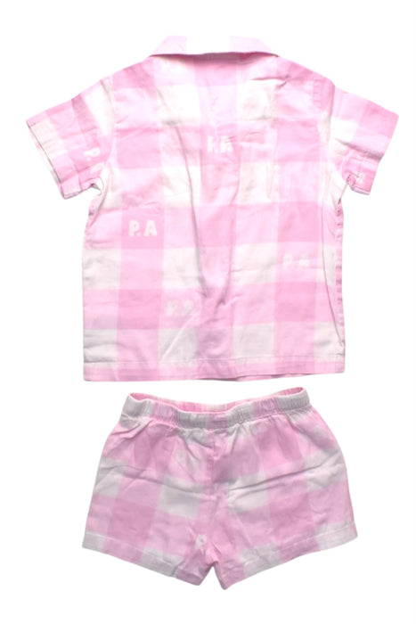 A Pink Pyjama Sets from Peter Alexander in size 3T for girl. (Back View)