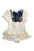A White Short Sleeve Rompers from Nicholas & Bears in size 6-12M for girl. (Front View)
