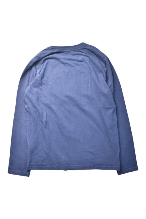A Navy Long Sleeve T Shirts from Roots in size 9Y for boy. (Back View)