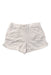 A White Shorts from Petit Bateau in size 6T for girl. (Back View)