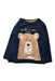 A Blue Long Sleeve T Shirts from Jojo Maman Bébé in size 2T for boy. (Front View)
