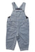 A Blue Long Overalls from Cyrillus in size 3-6M for boy. (Front View)