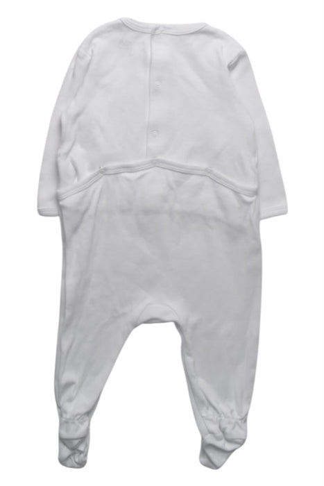A White Onesies from Kenzo in size 3-6M for boy. (Back View)