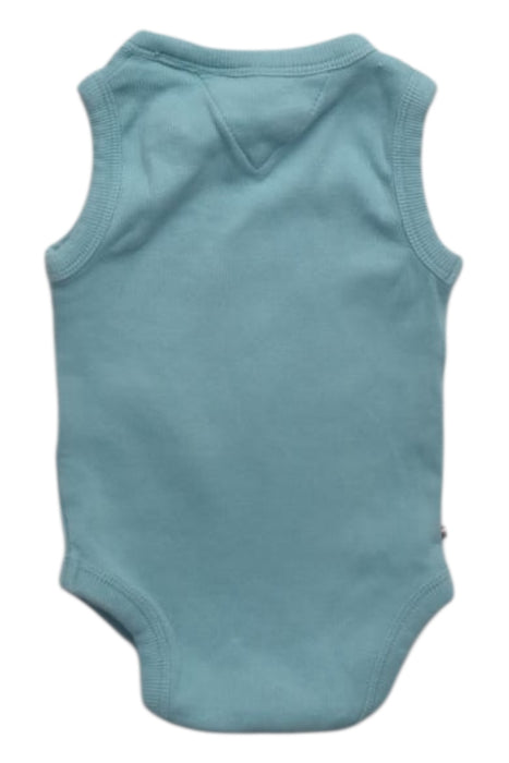 A Blue Sleeveless Bodysuits from Tommy Hilfiger in size 0-3M for boy. (Back View)