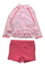A Pink Swim Sets from Mothercare in size 0-3M for girl. (Back View)