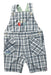 A Blue Overall Shorts from Sergent Major in size 3-6M for boy. (Front View)
