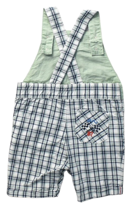 A Blue Overall Shorts from Sergent Major in size 3-6M for boy. (Back View)