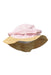 A Pink Sun Hats from Armani Baby in size 6-12M for girl. (Front View)