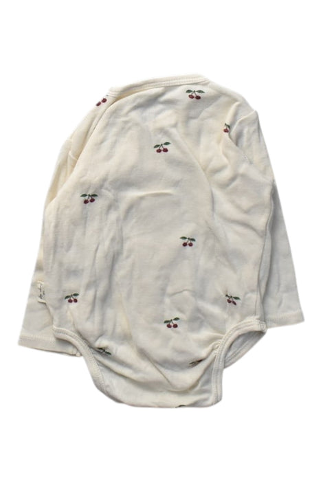 A Ivory Long Sleeve Bodysuits from Konges Sløjd in size 0-3M for girl. (Back View)